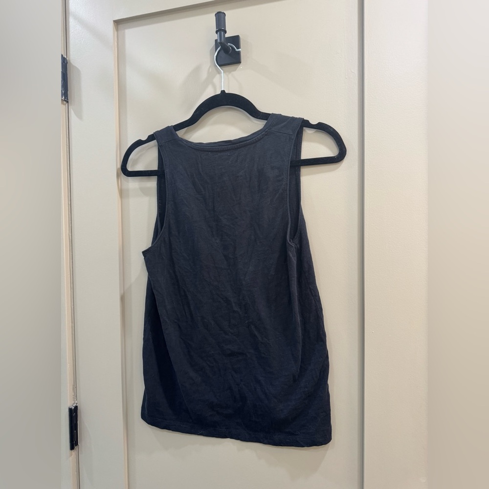 Madewell Whisper Olive V-Neck Pocket Tank - XS - Picture 5 of 6